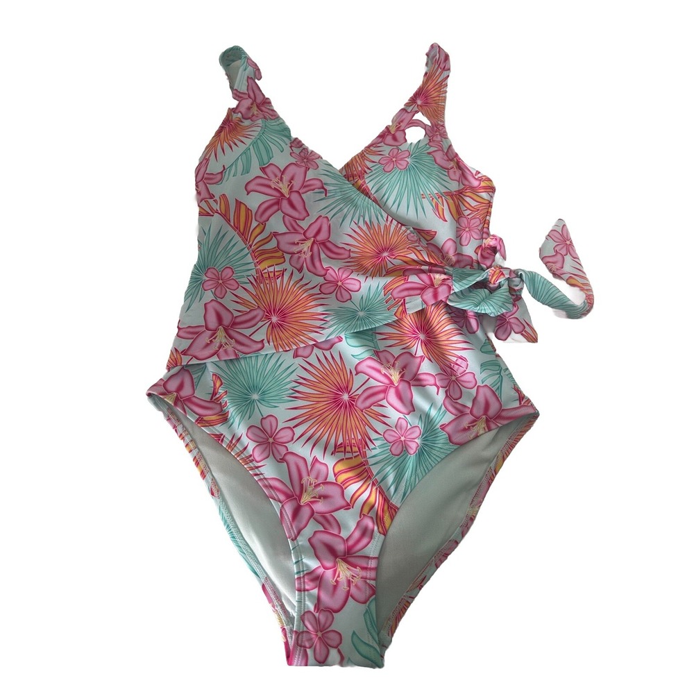 Member's Mark Ladies Family Swim‎ Adjustable Strap Medium One Piece Swimsuit New